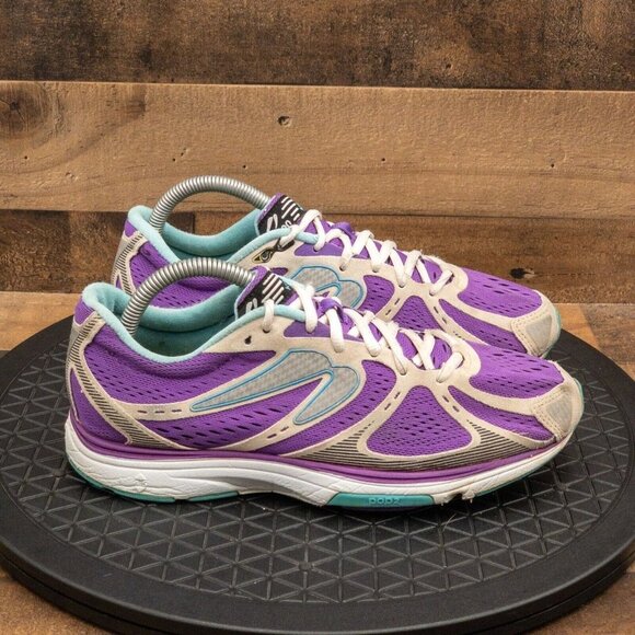 NEWTON KISMET WOMENS ATHLETIC SHOES RUNNING WALKING GYM GRAY PURPLE LOW SIZE 9 - Picture 9 of 9